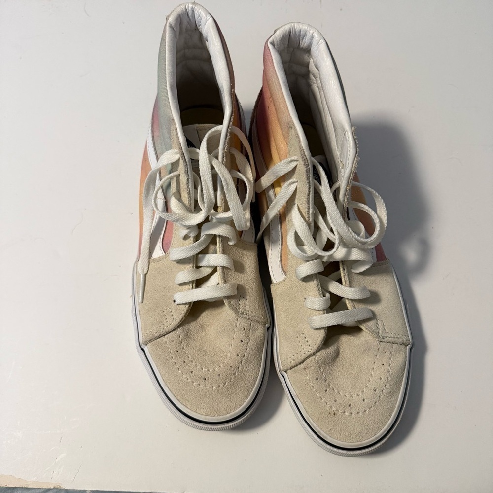 Vans High-Top Sneakers with Multicolor Design